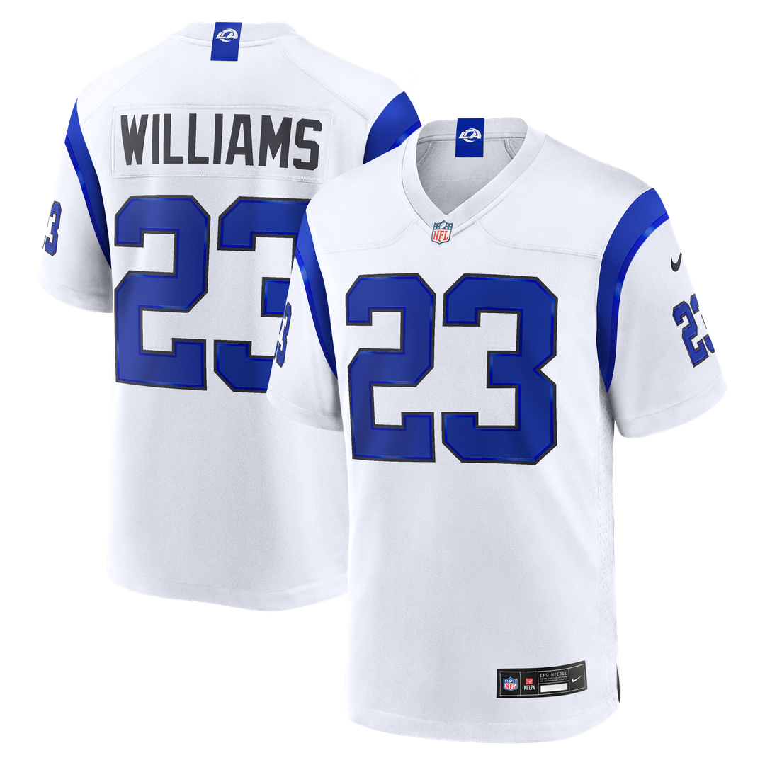 Kyren Williams Los Angeles Rams Fearsome White Jersey