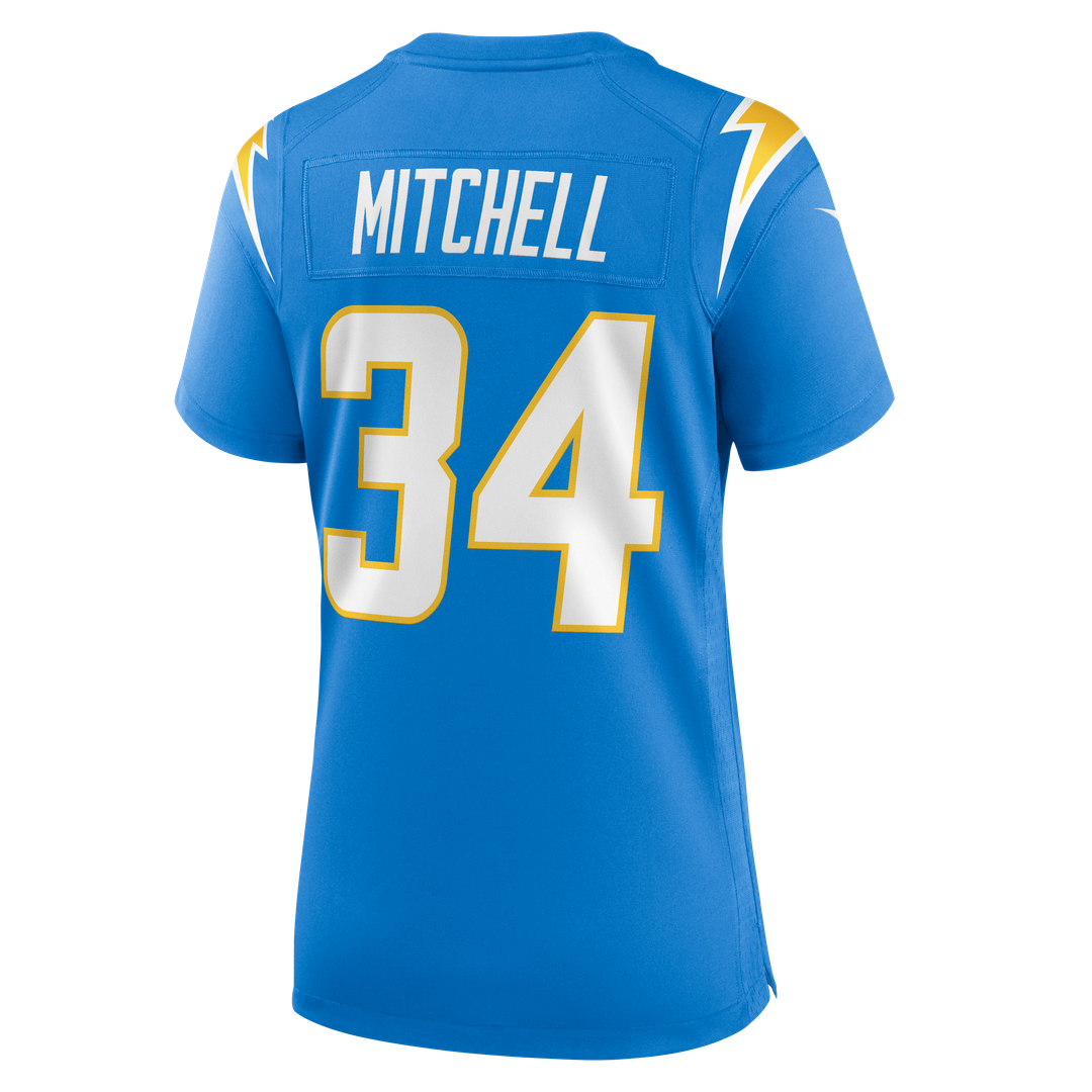Keaton Mitchell Los Angeles Chargers Women's Team Jersey - Powder Blue