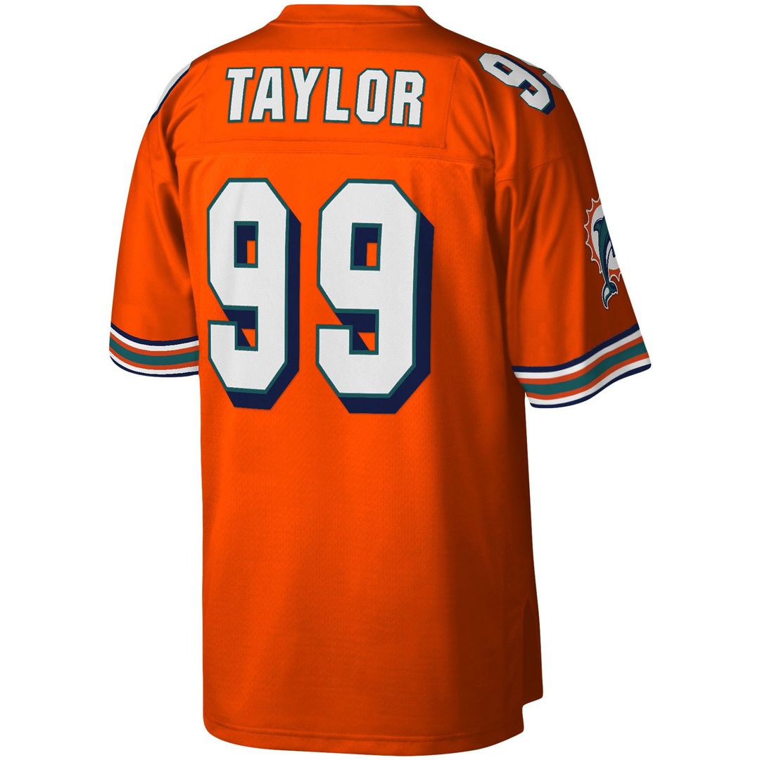 Jason Taylor Miami Dolphins Big & Tall 2004 Retired Player Jersey - Orange
