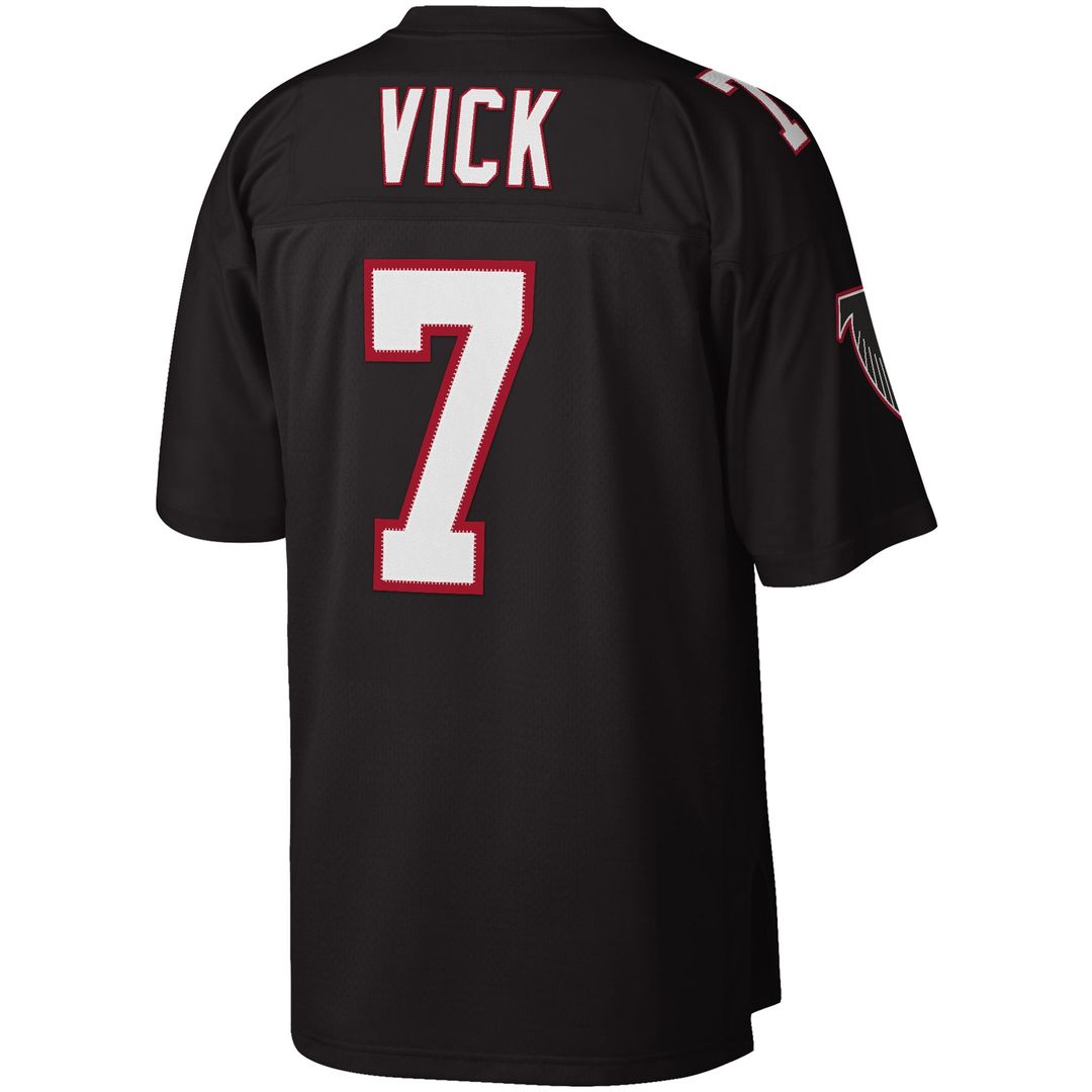 Michael Vick Atlanta Falcons Big & Tall 2002 Retired Player Jersey - Black