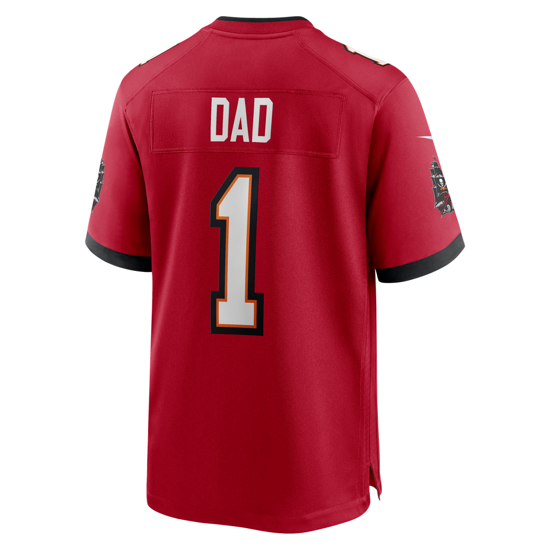 Number 1 Dad Tampa Bay Buccaneers Jersey - Red