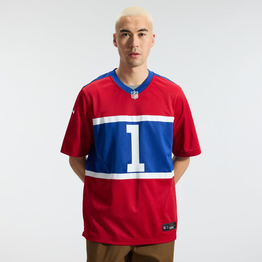 Malik Nabers New York Giants Alternate Jersey - Century Red