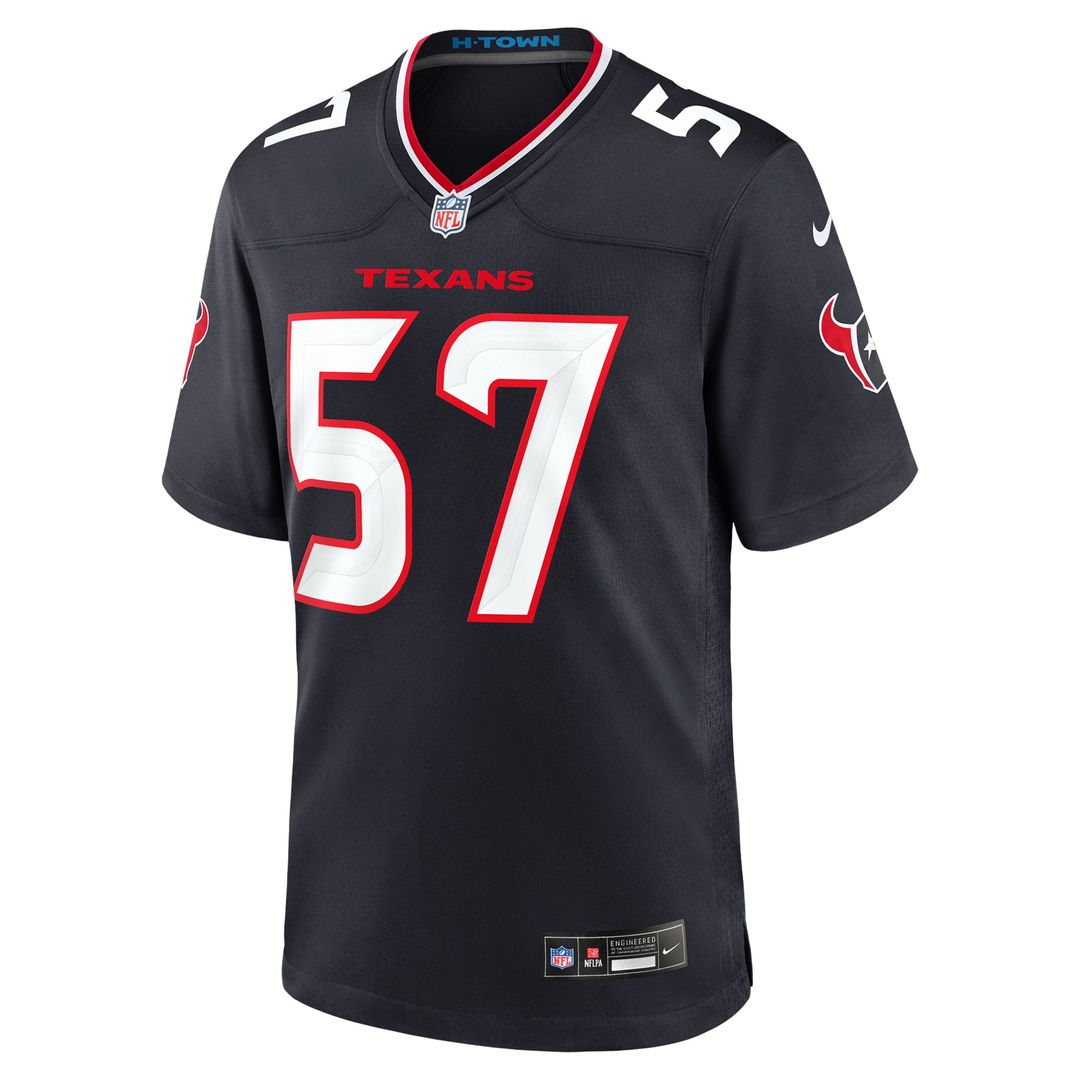 Blake Fisher Houston Texans Team Jersey - Navy
