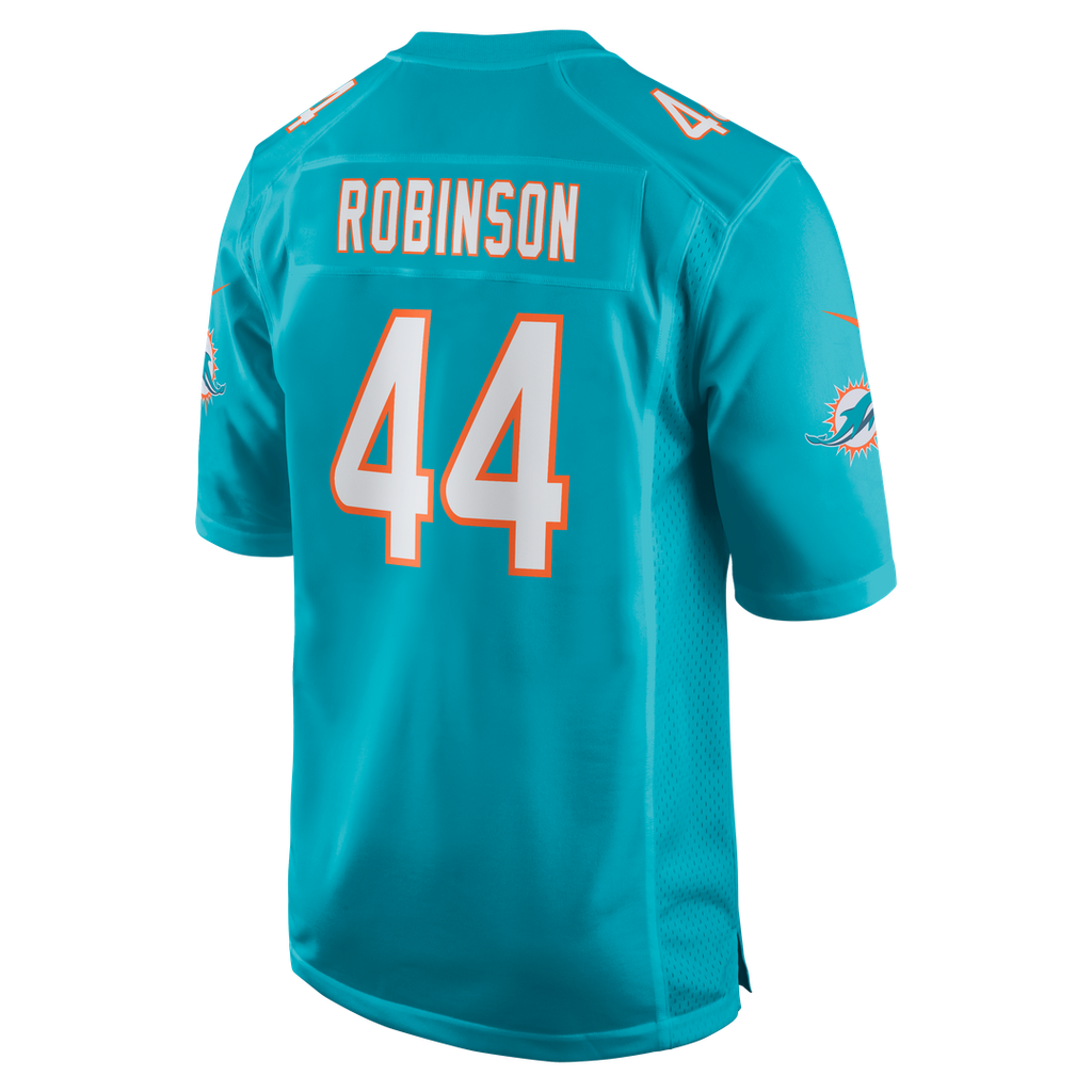 Chop Robinson Miami Dolphins Player Jersey - Aqua