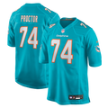 Kadyn Proctor Miami Dolphins Team Jersey - Aqua