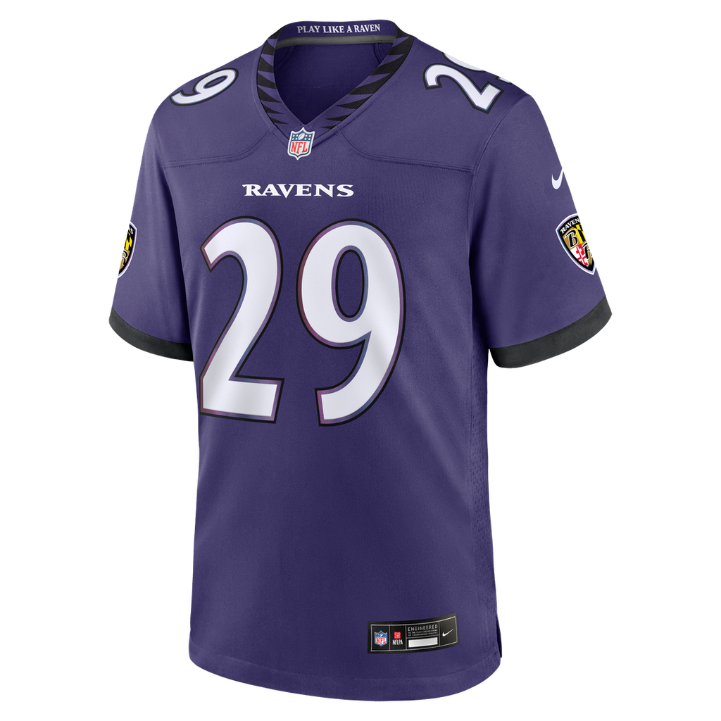 Chandler Rivers Baltimore Ravens Team Jersey - Purple