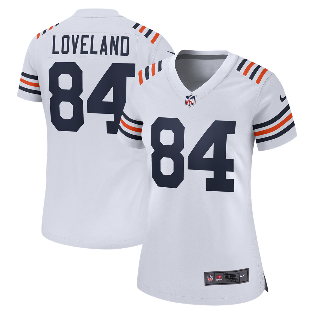 Colston Loveland Chicago Bears Women's Alternate Jersey - White