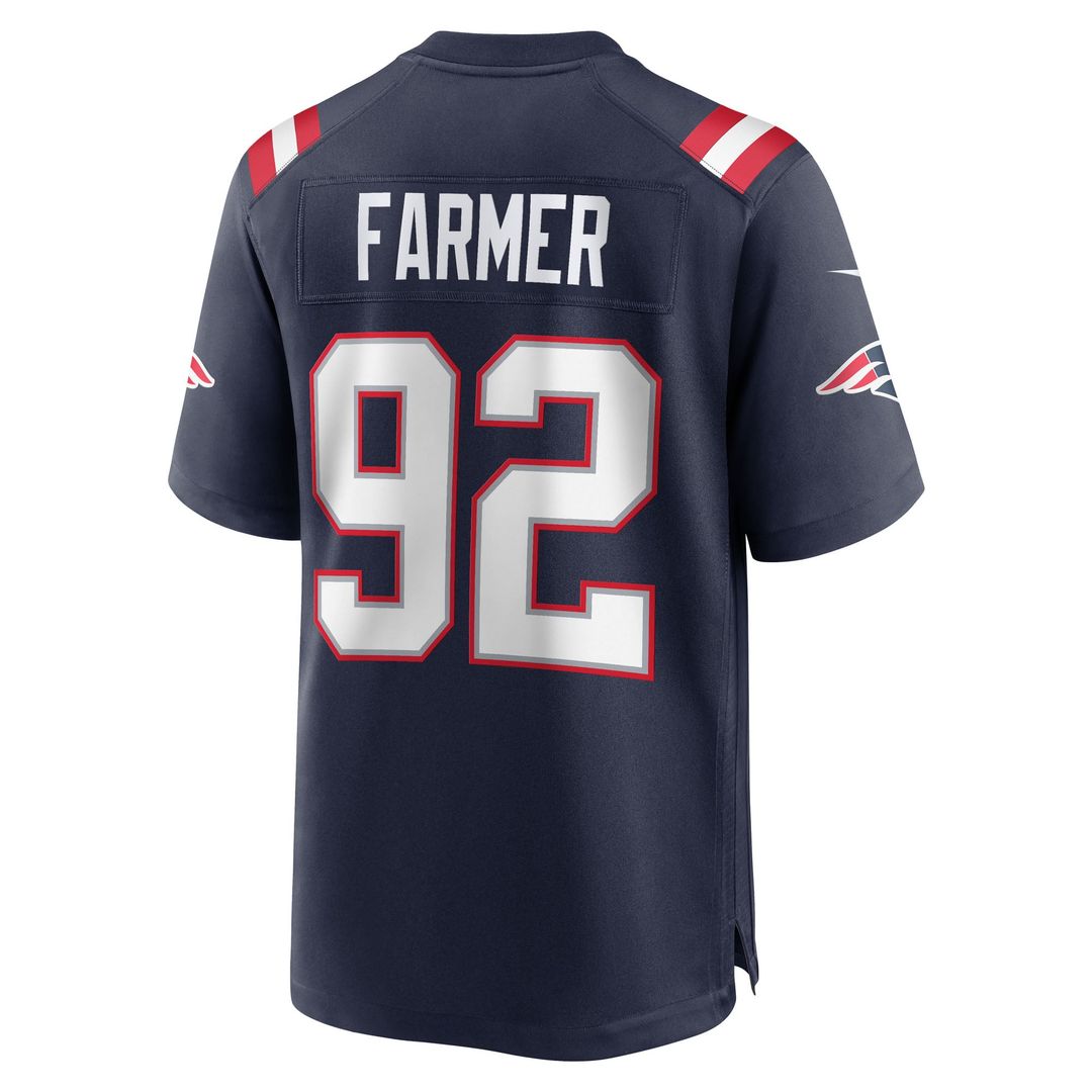 Joshua Farmer New England Patriots Team Jersey - Navy
