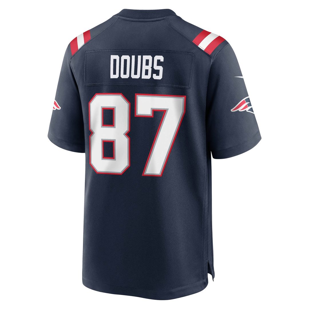 Romeo Doubs New England Patriots Jersey - Navy