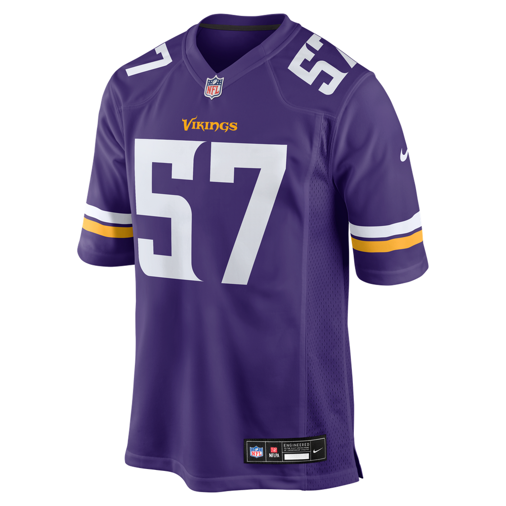 Chaz Chambliss Minnesota Vikings Team Jersey - Purple