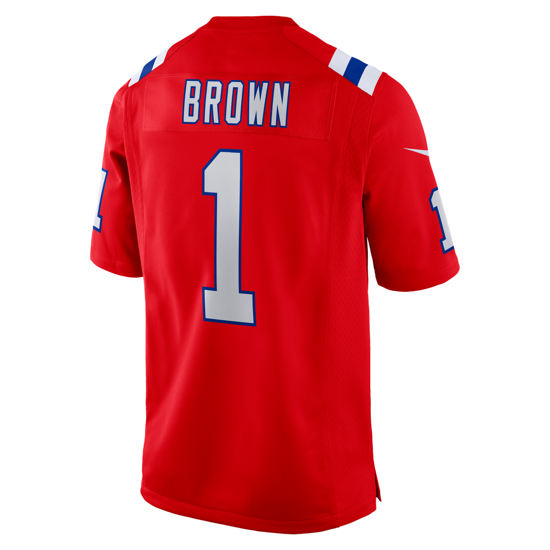 A.J. Brown New England Patriots Jersey - Red