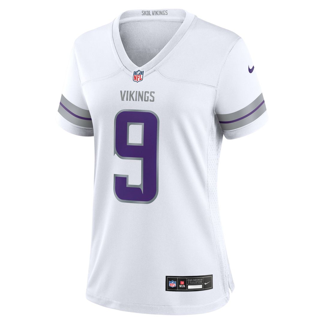 J.J. McCarthy Minnesota Vikings Women's Alternate Jersey - White