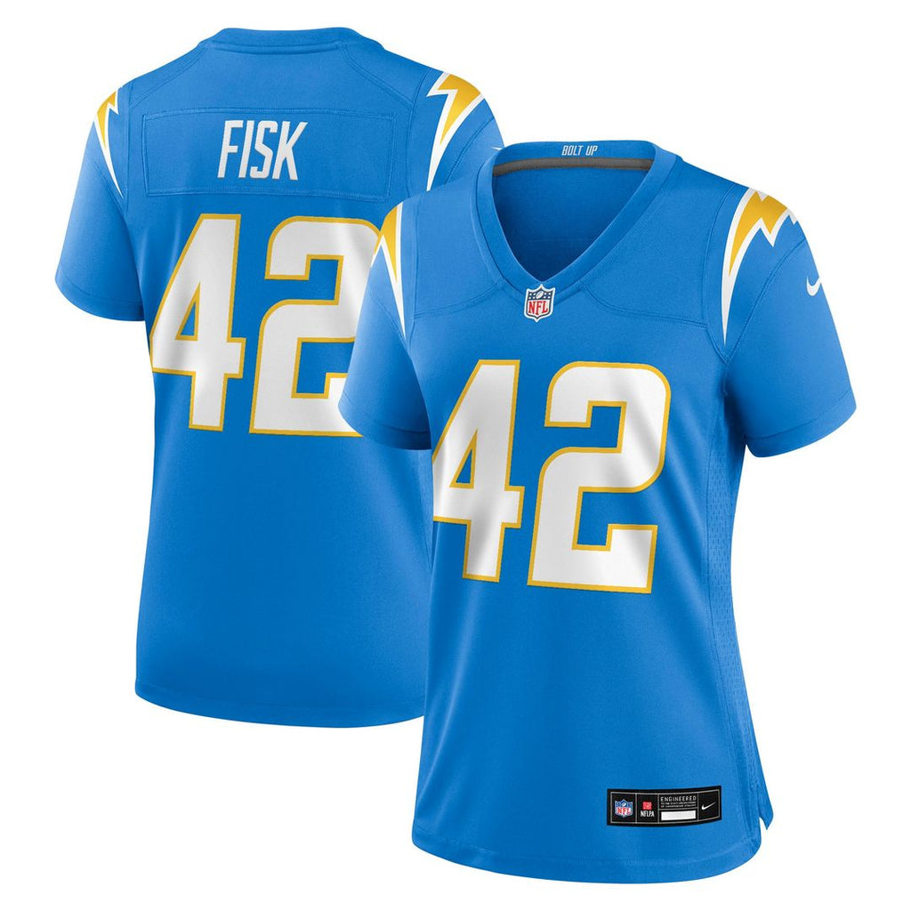 Tucker Fisk Los Angeles Chargers Women's Team Jersey - Powder Blue