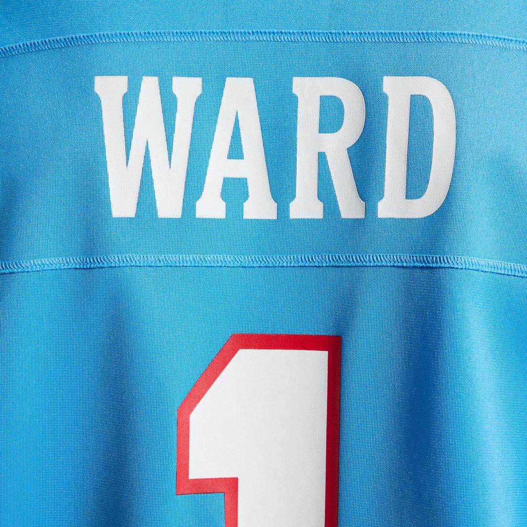 Cameron Ward Tennessee Titans Jersey - Light Blue