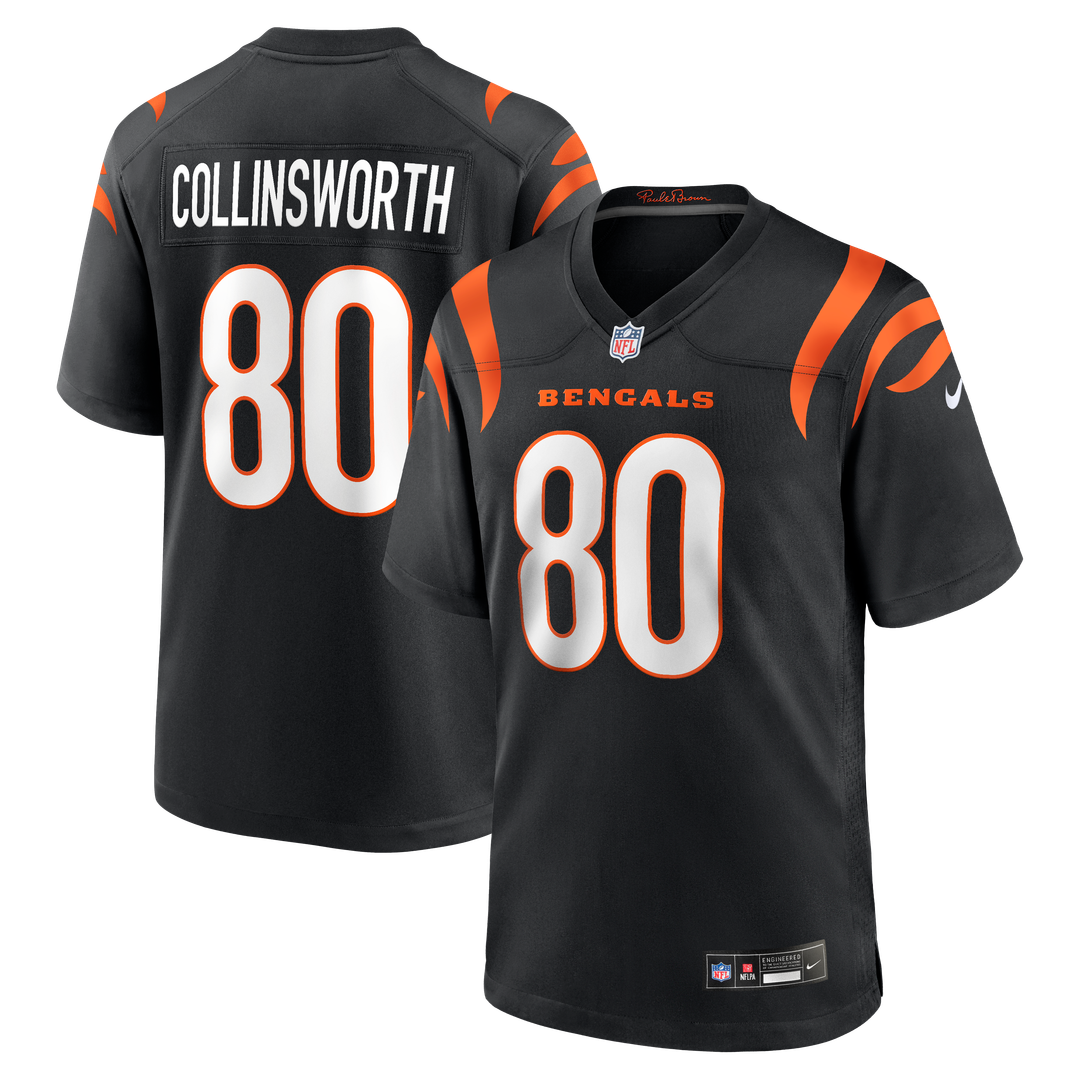 Cris Collinsworth Cincinnati Bengals Team Retired Player Jersey - Black
