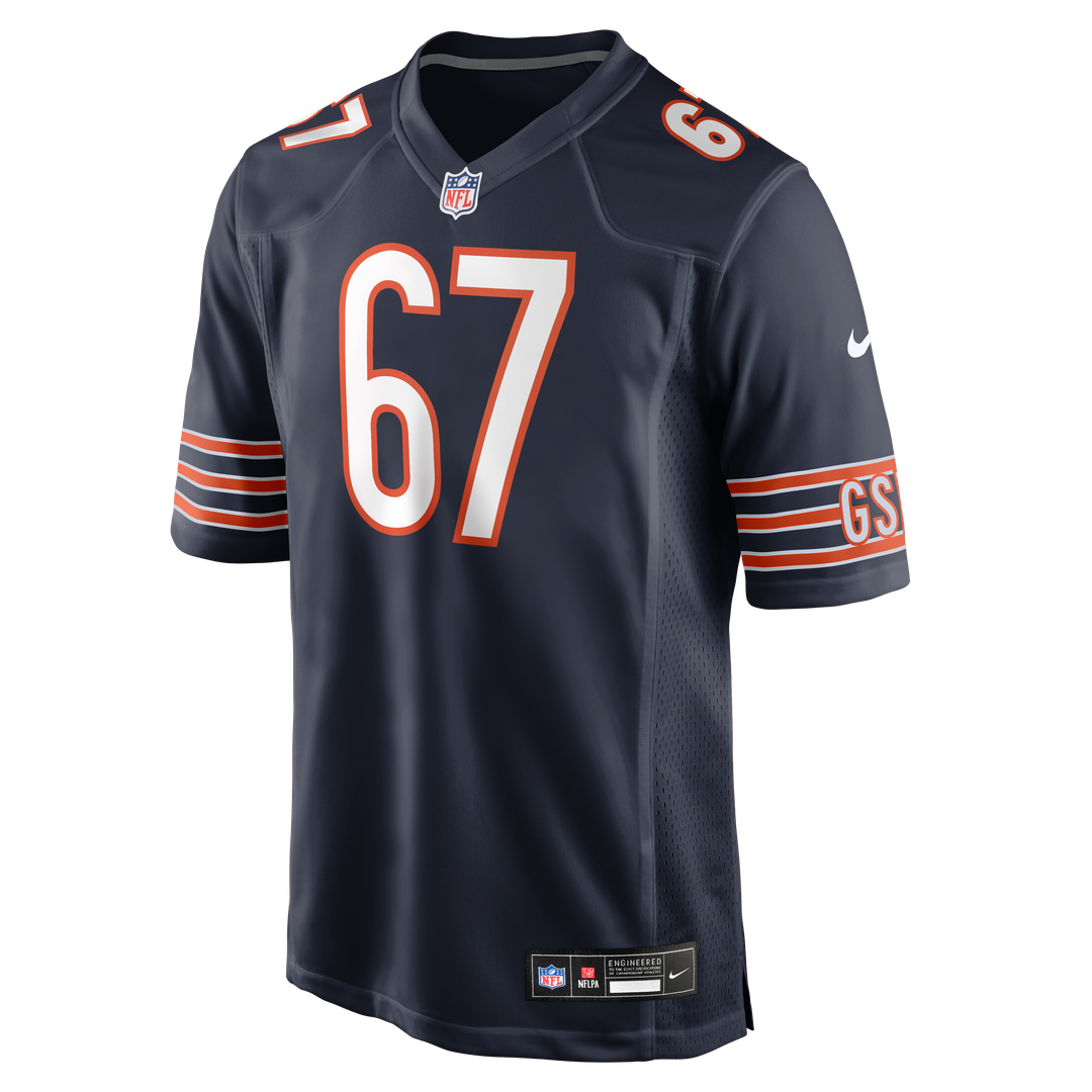 Garrett Bradbury Chicago Bears Team Jersey - Navy