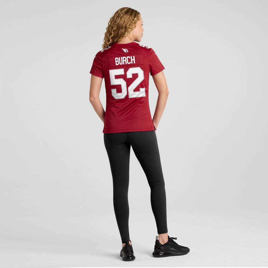 Burch Arizona Cardinals Women's Team Jersey - Cardinal