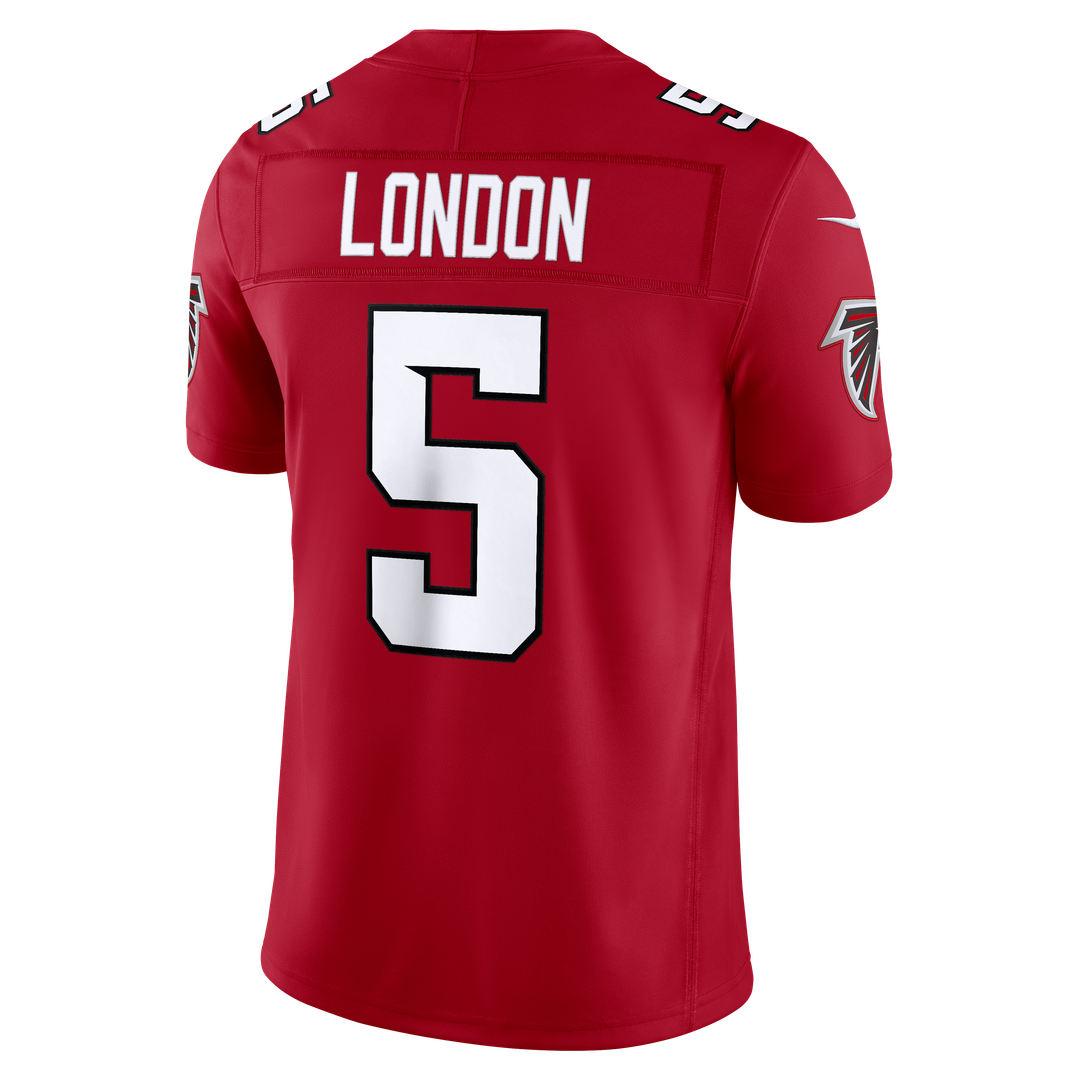 Drake London Atlanta Falcons Team Stitched Jersey - Red
