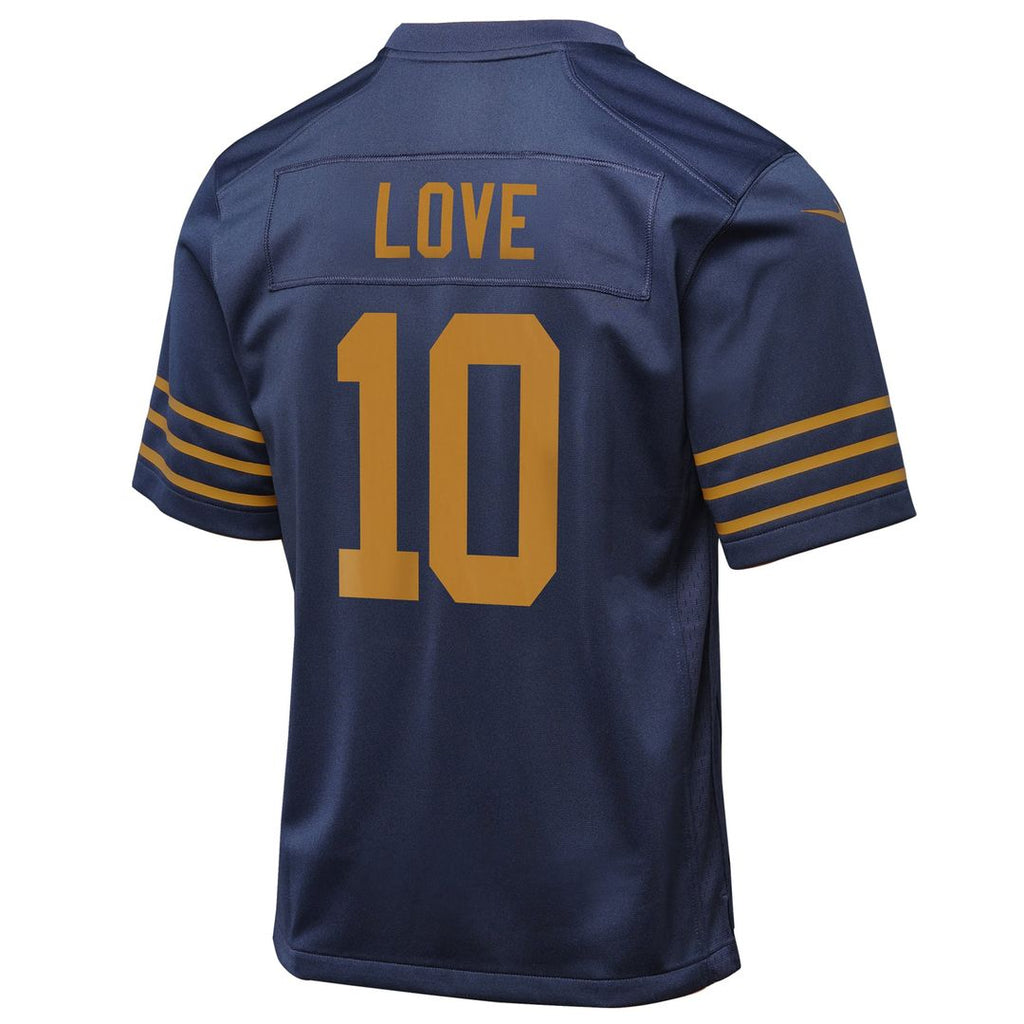 Love Green Bay Packers Youth Jersey - White