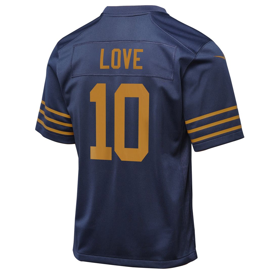 Love Green Bay Packers Youth Jersey - White