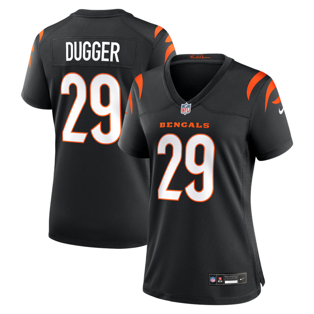 Kyle Dugger Cincinnati Bengals Women's Team Jersey - Black