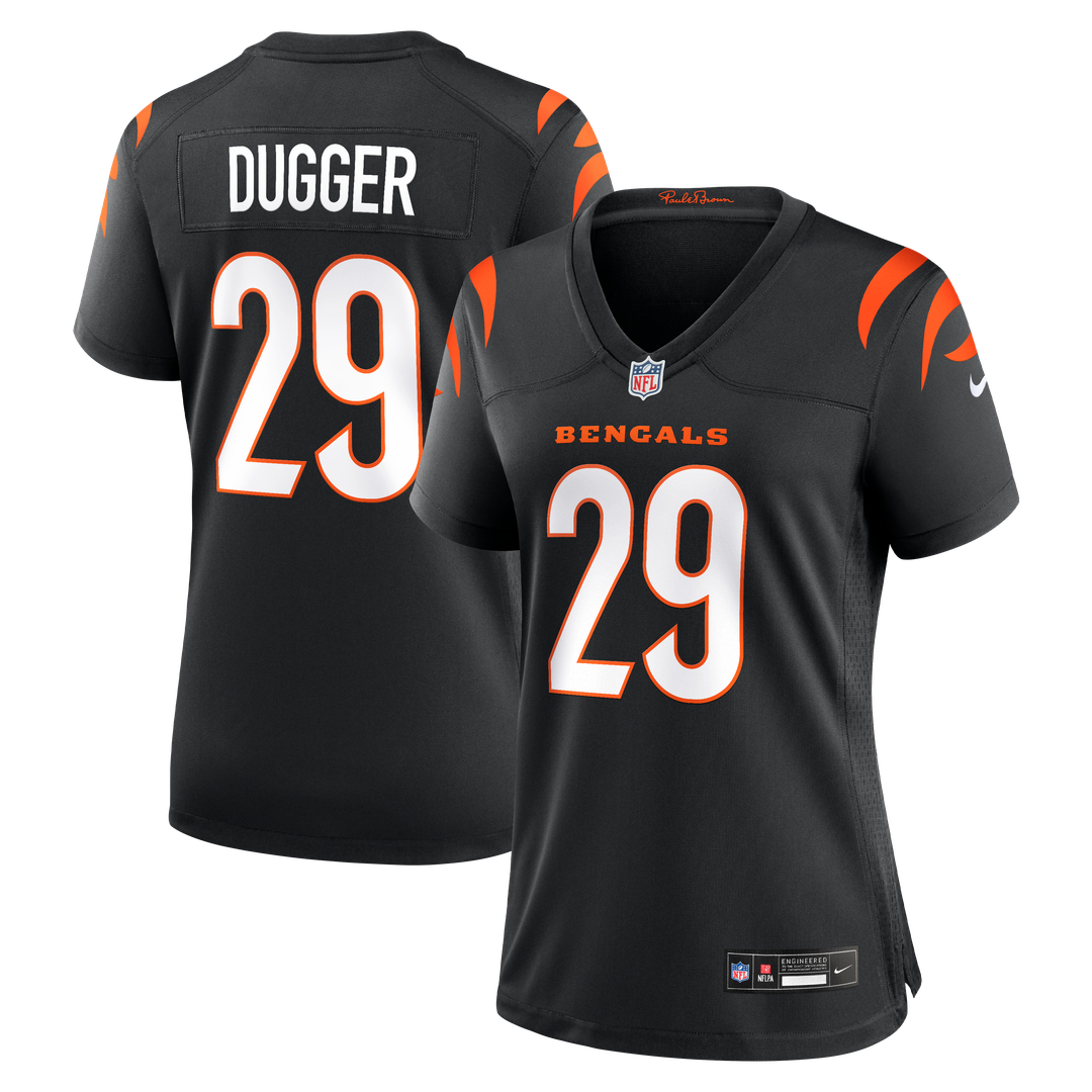 Kyle Dugger Cincinnati Bengals Women's Team Jersey - Black
