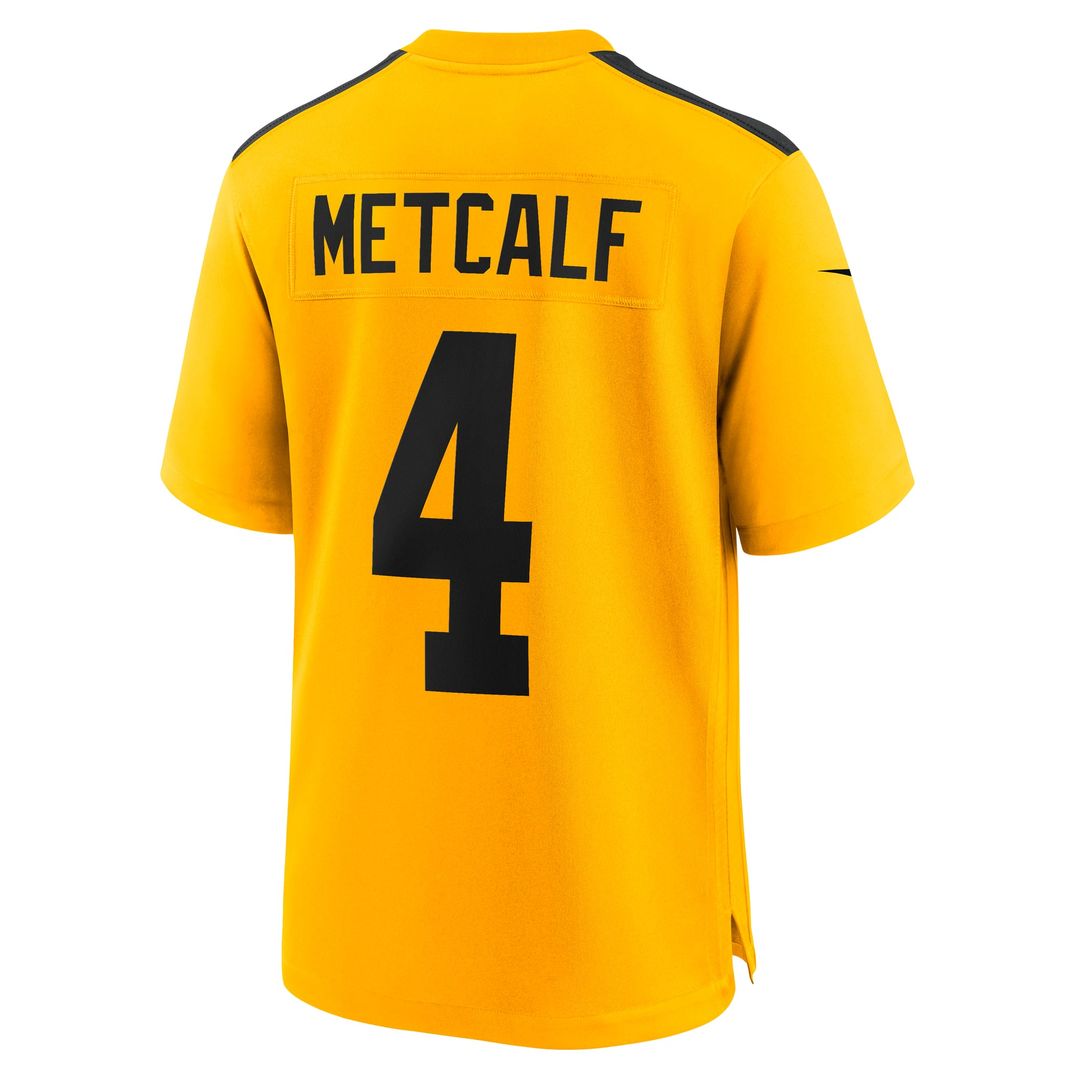 DK Metcalf Pittsburgh Steelers Alternate 1933 Throwback Jersey - Gold