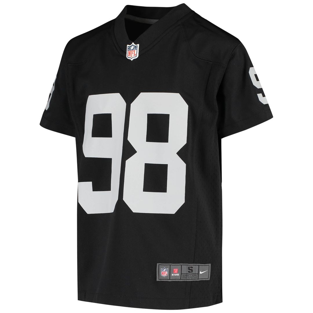 Maxx Crosby Las Vegas Raiders Youth Jersey - Black
