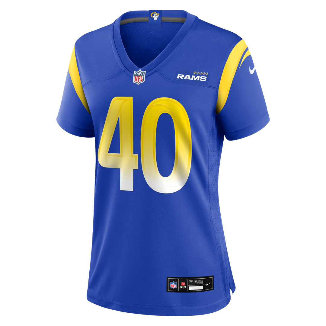 Jesse Luketa Los Angeles Rams Women's Team Jersey - Royal