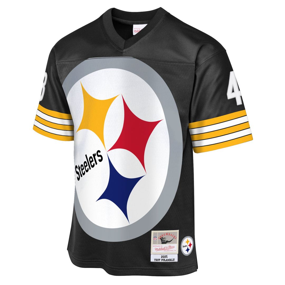 Troy Polamalu Pittsburgh Steelers Youth 2005 Throwback Fashion Jersey - Black