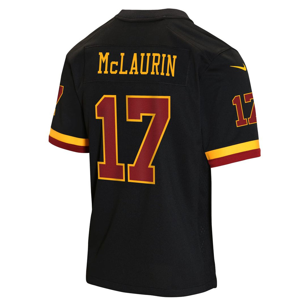 Terry McLaurin Washington Commanders Youth Hail Raiser Alternate Jersey - Black