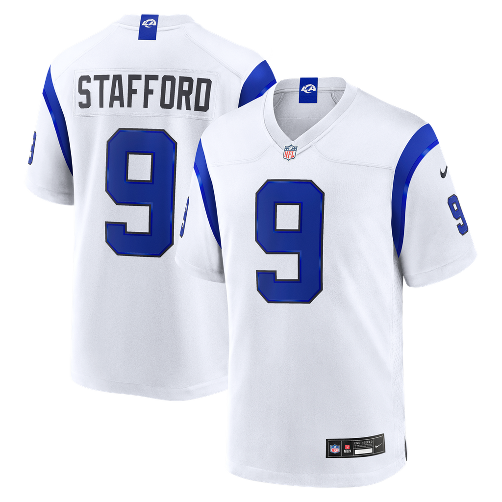 Matthew Stafford Los Angeles Rams Fearsome White Jersey