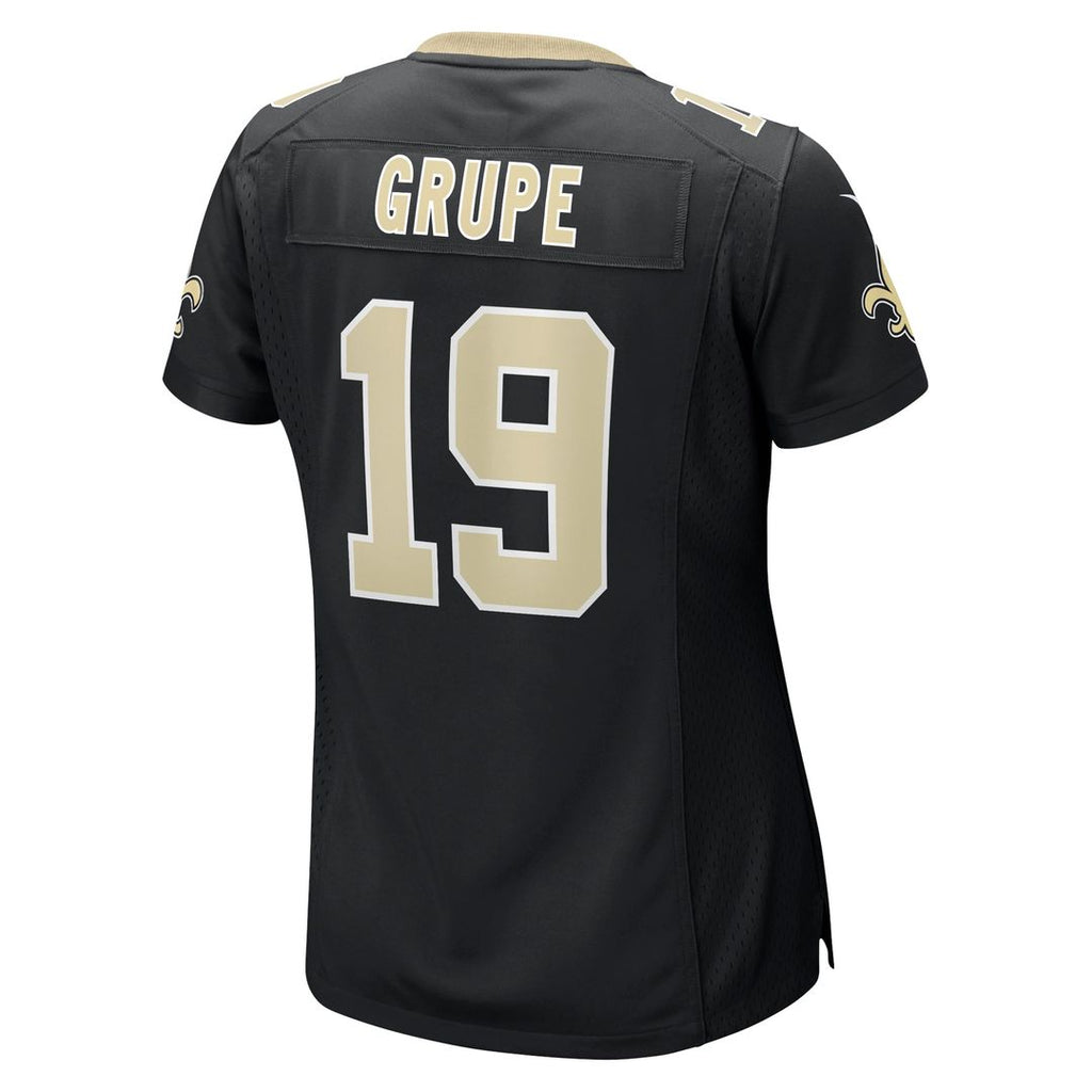 Blake Grupe New Orleans Saints Women's Team Jersey - Black