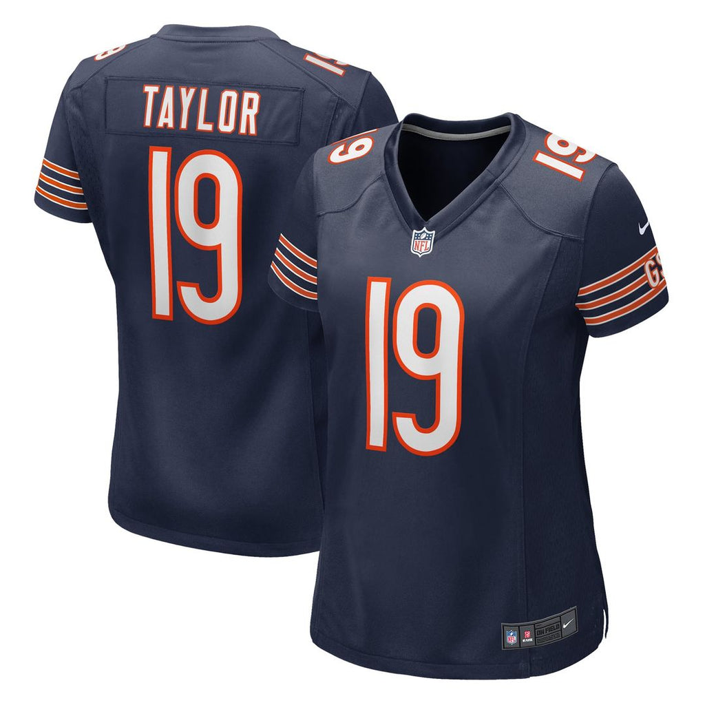 Tory Taylor Chicago Bears Women's Jersey - Navy