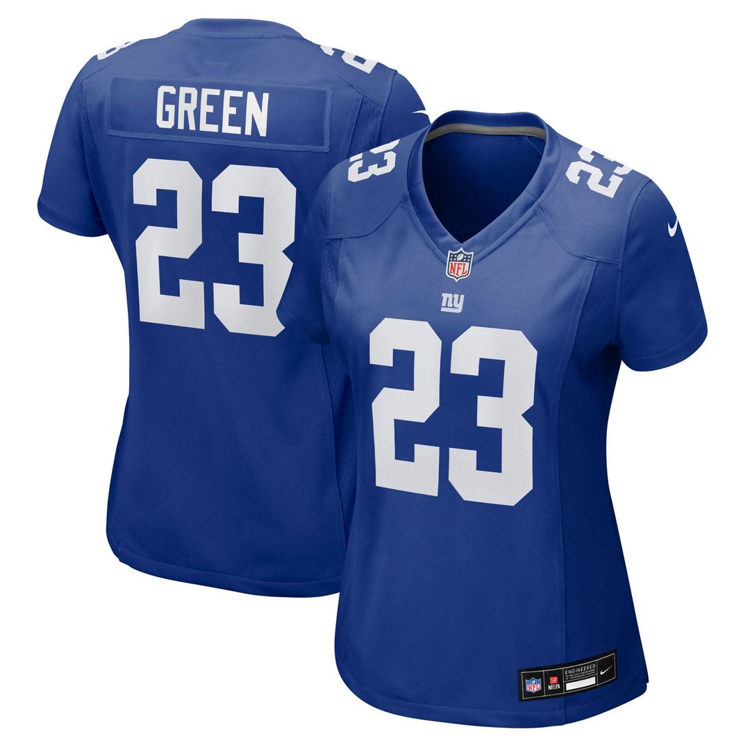 Art Green New York Giants Women's Team Jersey - Royal