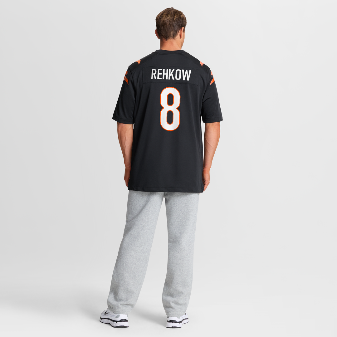 Ryan Rehkow Cincinnati Bengals Jersey - Black