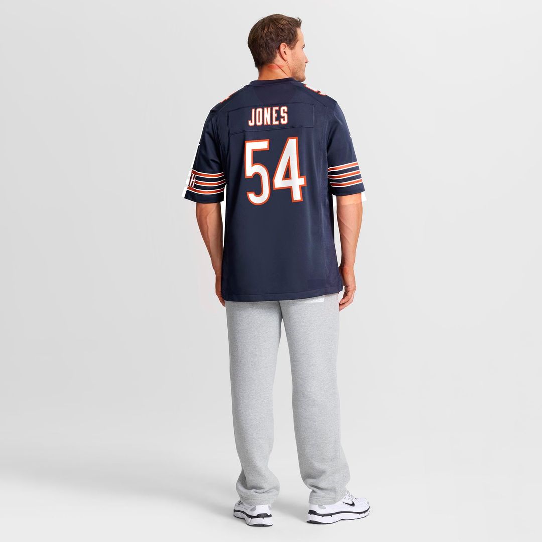 Logan Jones Chicago Bears Team Jersey - Navy