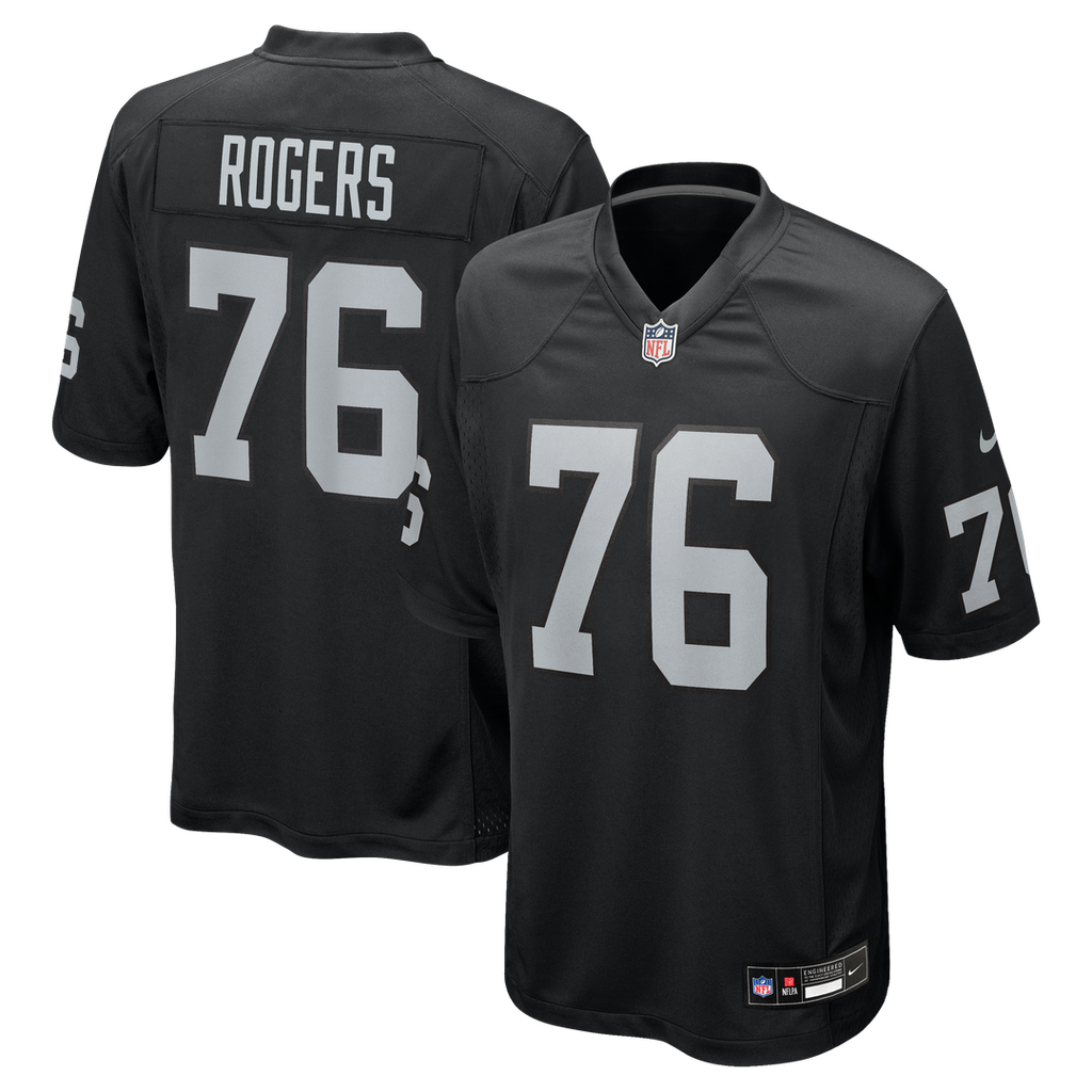 Caleb Rogers Las Vegas Raiders Team Jersey - Black
