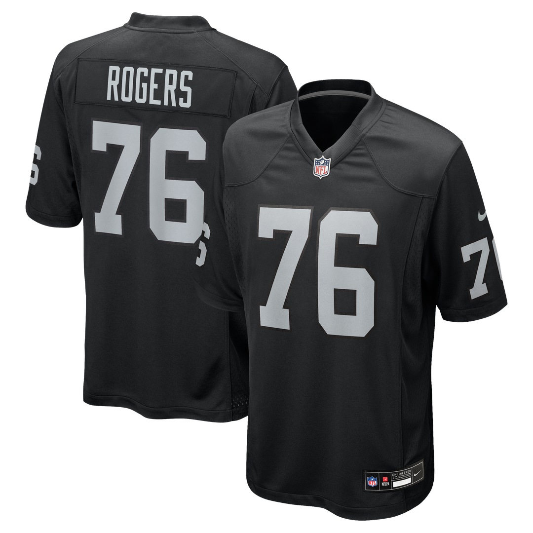 Caleb Rogers Las Vegas Raiders Team Jersey - Black