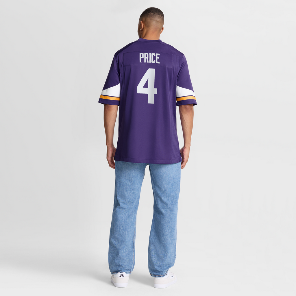 Myles Price Minnesota Vikings Team Jersey - Purple