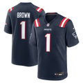 A.J. Brown New England Patriots Youth Team Jersey - Navy