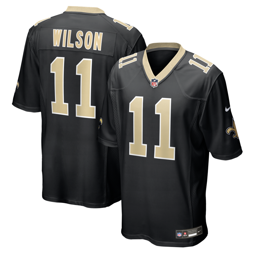 Zach Wilson New Orleans Saints Team Jersey - Black