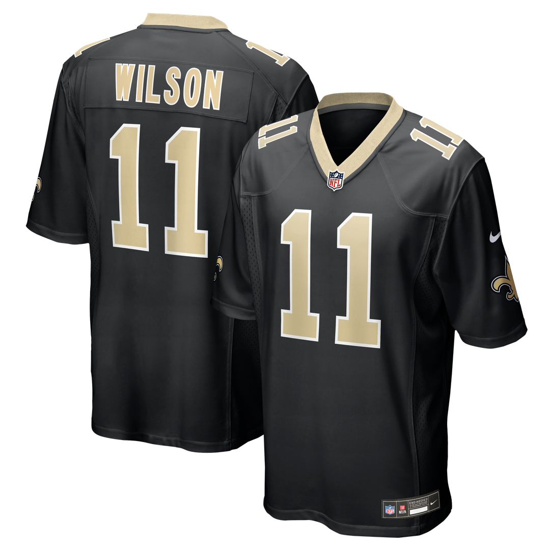 Zach Wilson New Orleans Saints Team Jersey - Black