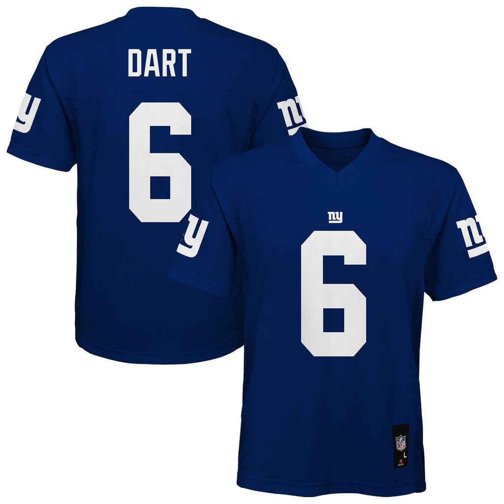 Jaxson Dart New York Giants Youth Jersey - Royal