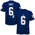 Jaxson Dart New York Giants Youth Jersey - Royal