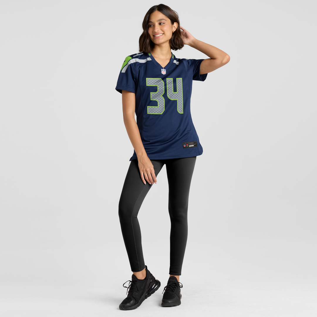 Shemar Jean-Charles Seattle Seahawks Women's Team Jersey - College Navy