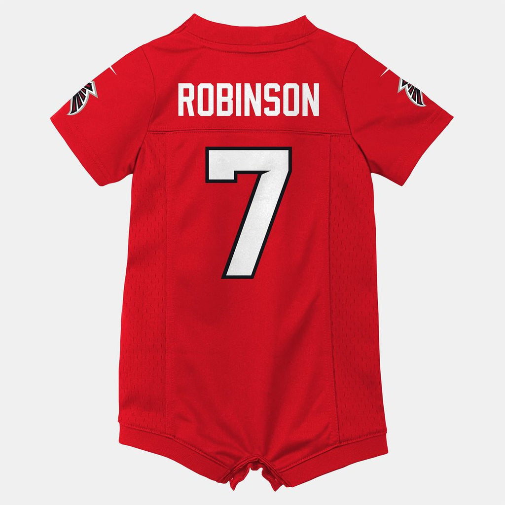 Bijan Robinson Atlanta Falcons Newborn Romper Jersey - Red