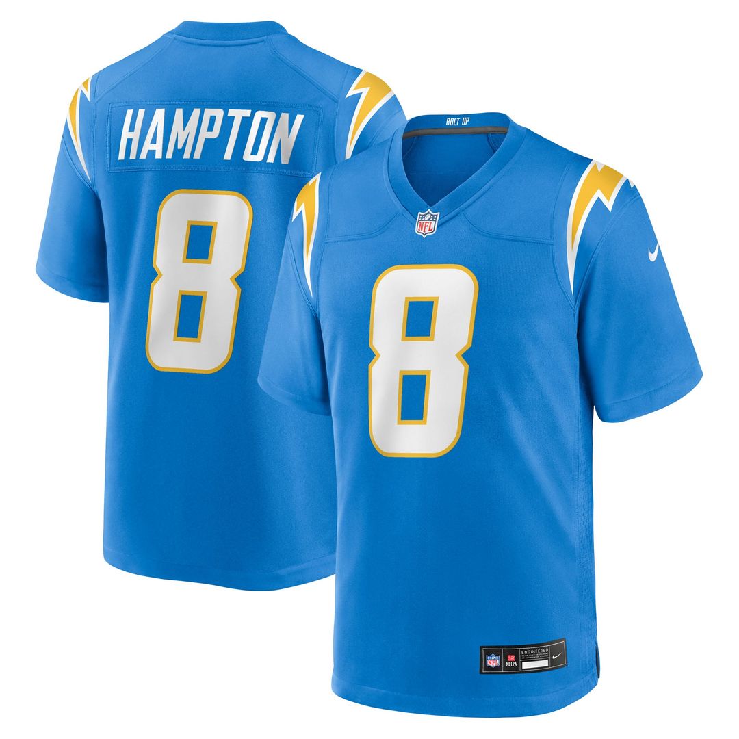 Omarion Hampton Los Angeles Chargers Alternate Charger Power Jersey - Gold
