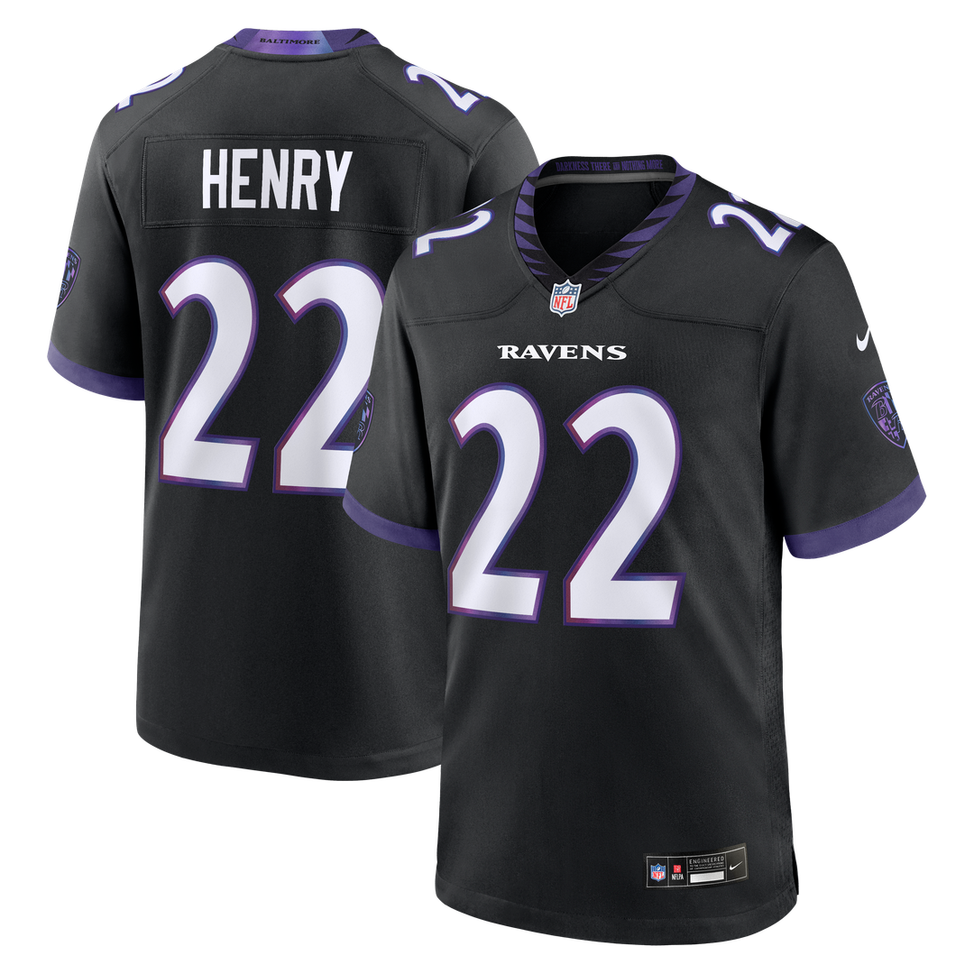 Derrick Henry Baltimore Ravens Alternate Jersey - Black