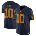 Love Green Bay Packers Alternate Stitched Jersey - Navy